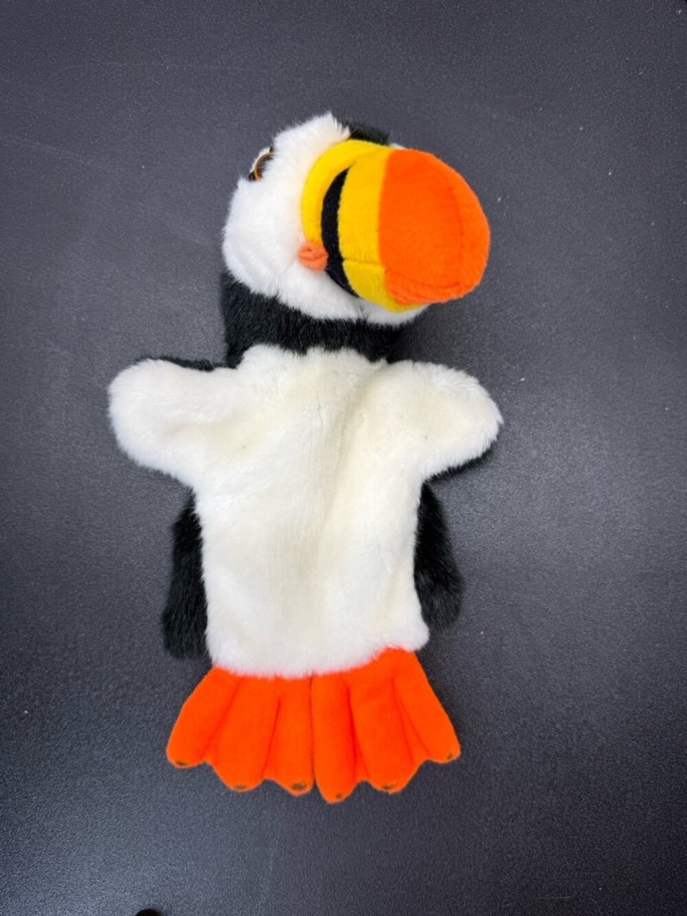 Vintage Dowman Soft Touch Puffin Puppet Plush Golf Club Cover Bird Penguin 10”